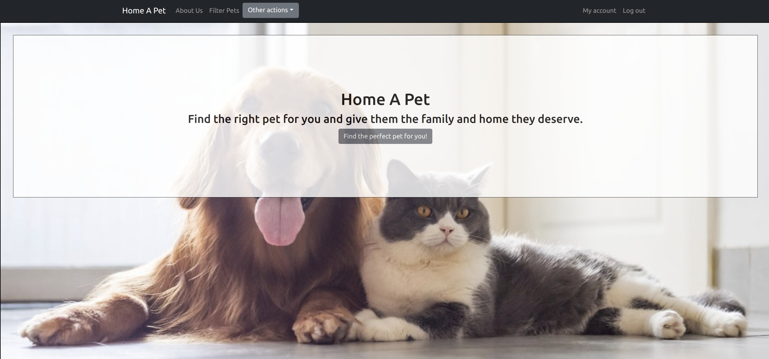 2021 Home a Pet